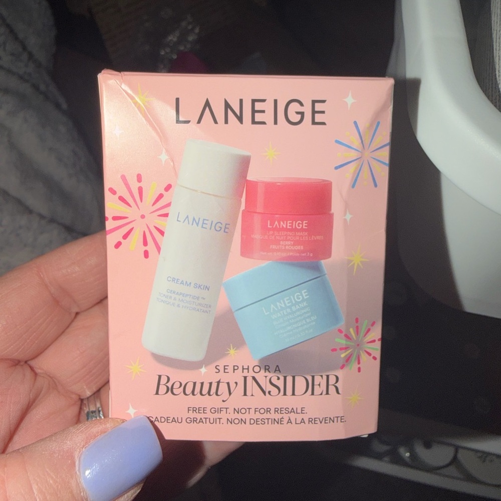 LANEIGE Beauty Insider Set - moisturizer, toner, lip mask